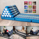 [Jumbo] THREE FOLDS Thai Triangle Cushion Foldout Daybed