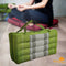 2-Fold Meditation Cushion Yoga Mat Green