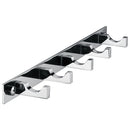 5-Hook Bathroom Robe and Towel Rail Bar Rack