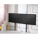 PU Leather King Bed Headboard Bedhead - Black