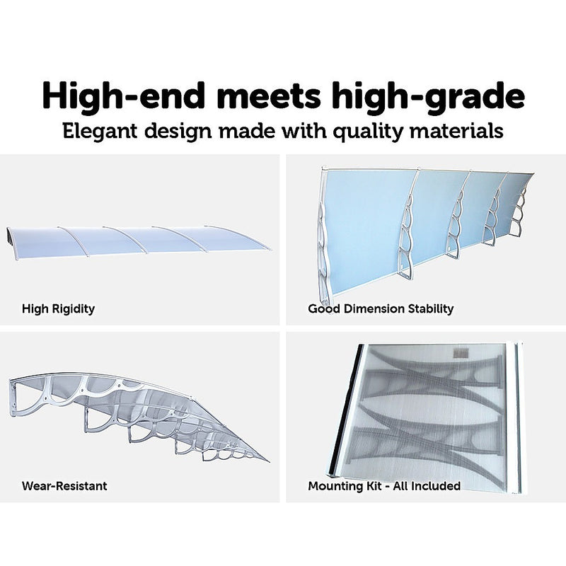 DIY Outdoor Awning Cover -1.5 x 4m