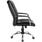 PU Leather Office Chair Executive Padded Black