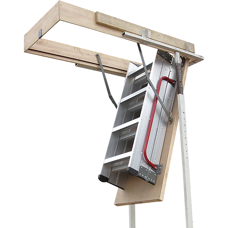 Deluxe Aluminium Attic Loft Ladder - 2700mm to 3050mm