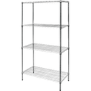 Modular Chrome Wire Storage Shelf 900 x 450 x 1800 Steel Shelving