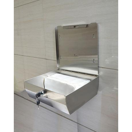 304 Stainless Steel Hand Paper Towel Dispenser Holder Toilet Heavy Duty