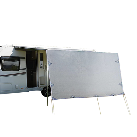 Pop Top Caravan Privacy Screen Sun Shade Side Extension 2.1 x 1.8m