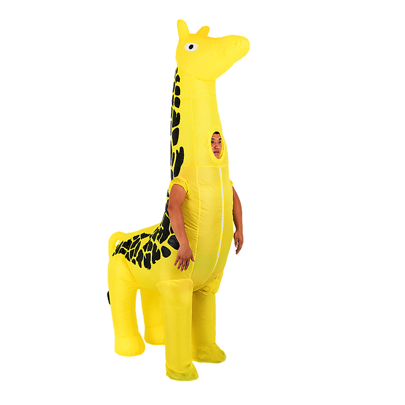 Giraffe Fancy Dress Fan Inflatable Costume Suit