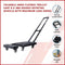 Foldable Hand Flatbed Trolley Cart 6 x 360 Degree Rotating Wheels with Maximum Load 200Kg