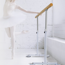 Wooden Portable Ballet Bar Stretch Barre Dance Bar 1.5M Freestanding Ballet Bar