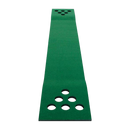 Golf Beer Pong Game Toy Set Green Golf Putting Matt with 2 Putters, 6 Balls