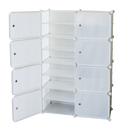 White Cube DIY Shoe Cabinet Rack Storage Portable Stackable Organiser Stand