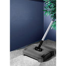 Sweep Carpet & Floor Manual Light Sweeper Dual Rotating Brushes