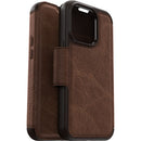 OtterBox Strada Case - For iPhone 14 Pro (6.1") - Espresso