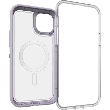 Otterbox Defender XT Clear MagSafe Case - For iPhone 14 Plus (6.7") - Lavender Sky