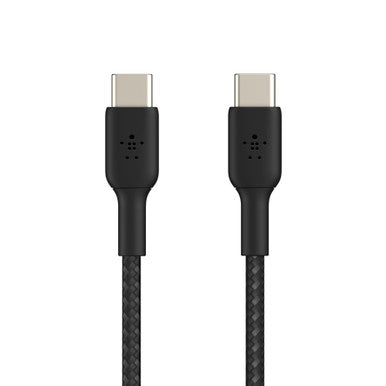 Belkin BoostCharge USB-C to USB-C Braided 1M Cable - Universally compatible - Black