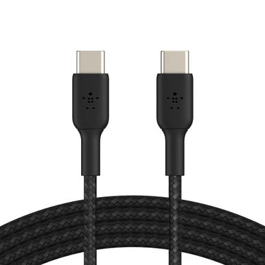 Belkin BoostCharge USB-C to USB-C Braided 1M Cable - Universally compatible - Black