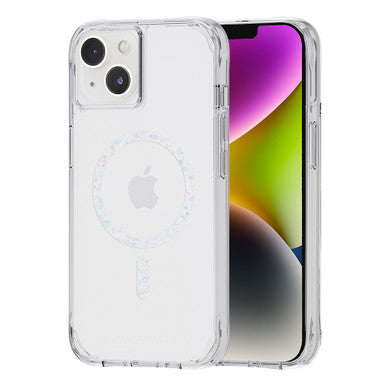 Case-Mate Twinkle Clear Case - MagSafe - For iPhone 14 (6.1") - Clear/Diamond