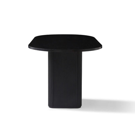 Kate 6 Seater Black Column Dining Table