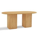 Kate 6 Seater Column Dining Table in Natural