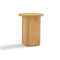 Kate Round Column Side Table in Natural