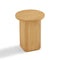 Kate Round Column Side Table in Natural