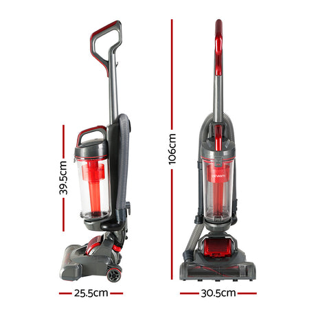 Devanti Upright Vacuum Cleaner Stick Bagless Free-standing Cyclone Filter 1000W