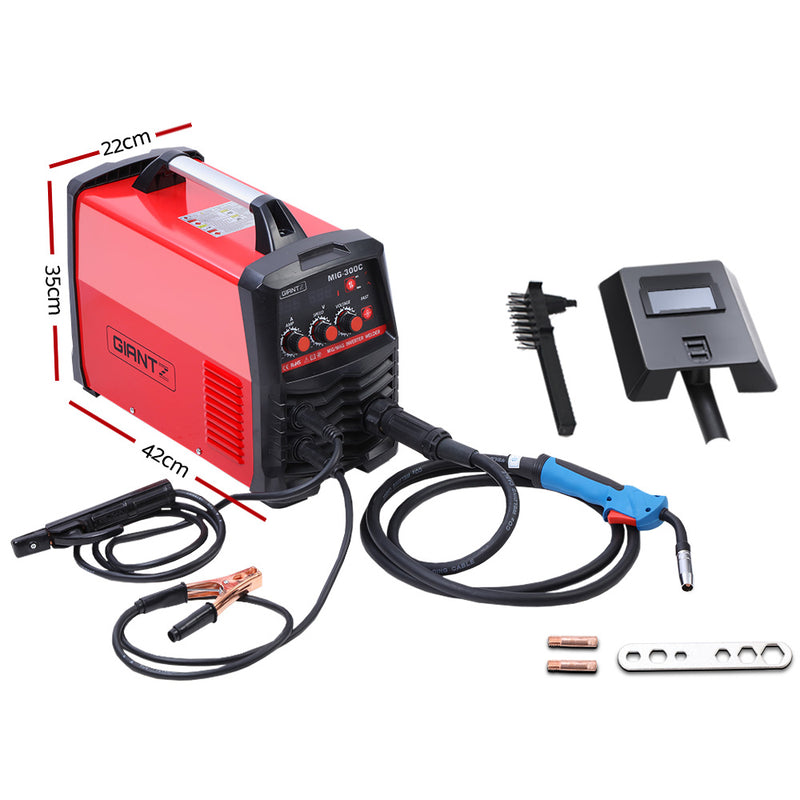 GIANTZ Inverter Welder Machine DC MIG MAG MMA Gas Gasless Welding Portable 300Amp