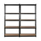 Giantz 4X1.8M Garage Shelving Warehouse Rack Storage Shelves Pallet Racking Black