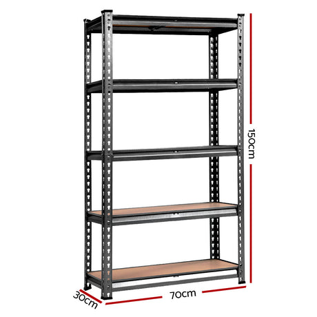 Giantz 3x1.5M Warehouse Racking Shelving Storage Rack Steel Garage Shelf Shelves