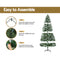 Jingle Jollys 2.7M Christmas Tree with Pine Needle Snow Wrap Xmas Tree 1765 Tips