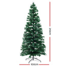 Jingle Jollys 2.1M 7FT LED Christmas Tree Xmas Multi Colour Lights Optic Fibre