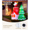 Jingle Jollys 2.2M Christmas Inflatable Santa Tree Lights Outdoor Decorations