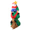 Jingle Jollys 1.8M Christmas Inflatable Santa on Tree Lights Xmas Decor Airblown