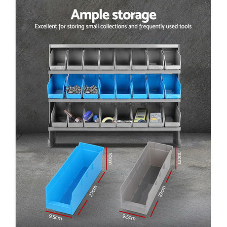 Giantz 24 Bin Storage Shelving Rack