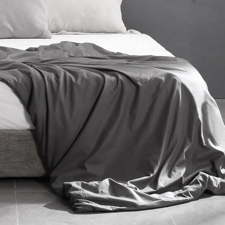 DreamZ Anti-Anxiety Weighted Blanket Cotton Cover in Grey Colour