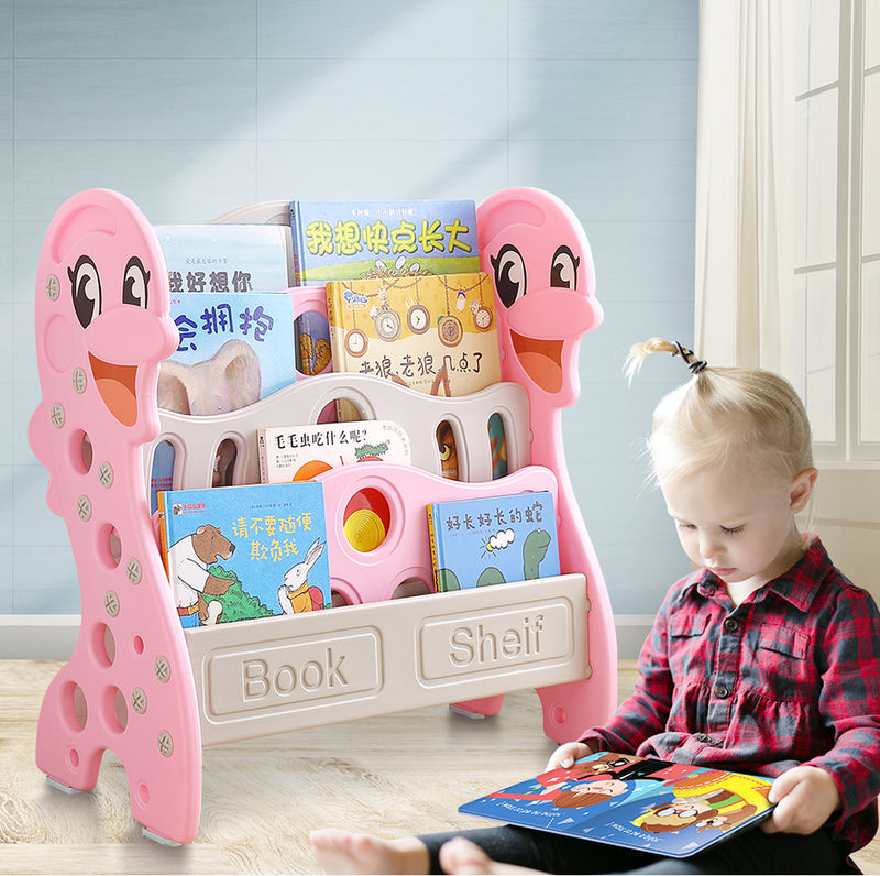 Bo Peep Kids Bookshelf Children Bookcase Pink