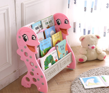 Bo Peep Kids Bookshelf Children Bookcase Pink