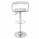 2 x GINA BAR STOOL WHITE