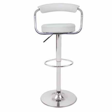 2 x GINA BAR STOOL WHITE