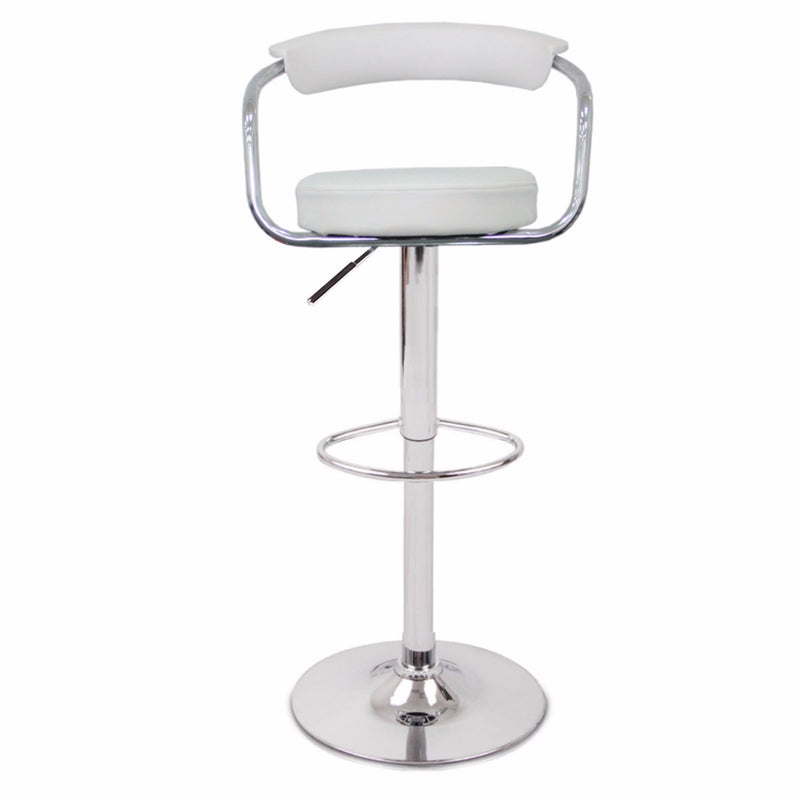 2 x GINA BAR STOOL WHITE