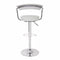 2 x GINA BAR STOOL WHITE