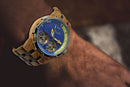 Men Dual Wheel Automatic Ambila Wood Watch