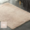 Designer Soft Shag Shaggy Floor Confetti Rug Carpet Home Decor 200x230cm Tan