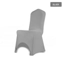 10x Chair Cover Spandex Lycra Stretch Banquet Wedding Party Silver Colour