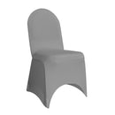 10x Chair Cover Spandex Lycra Stretch Banquet Wedding Party Silver Colour