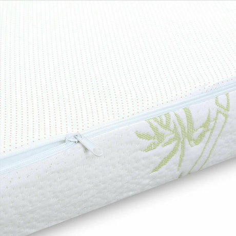 DreamZ 5cm Thickness Cool Gel Memory Foam Mattress Topper Bamboo Fabric Queen