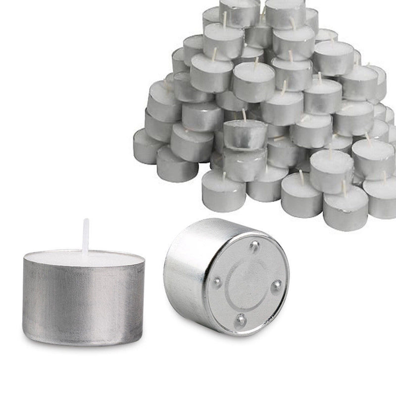 200x Tea Light Candles 9 Hour Bulk Tealights Unscented Candle Lights Wedding