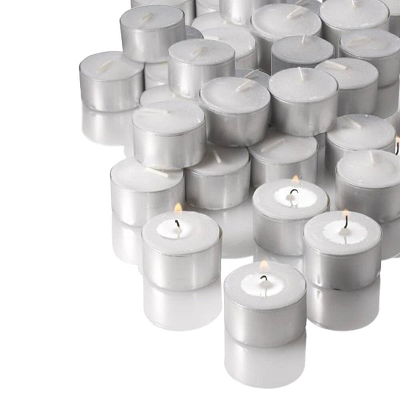 600x Tea Light Candles 9 Hour Bulk Tealights Unscented Candle Lights Wedding