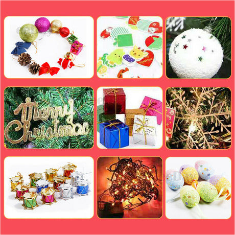 Christmas Tree Xmas Home Decorations Ornaments LED Light Decor