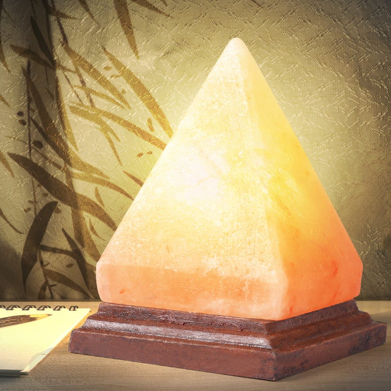 Himalayan Salt Lamp Led Usb Color Changing Pyramid Shape